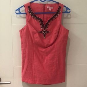 Sold-Pink Lilly Pulitzer Jackie Sleeveless Top